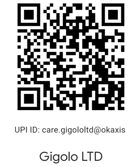 UPI ID: Care.GigoloLtd@okaxis
